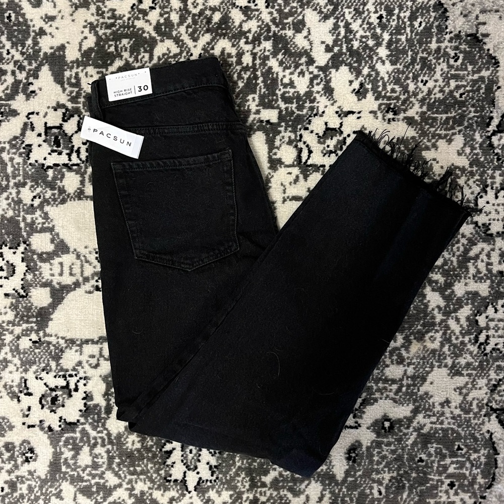 NWT PacSun High Rise Straight Let Jeans